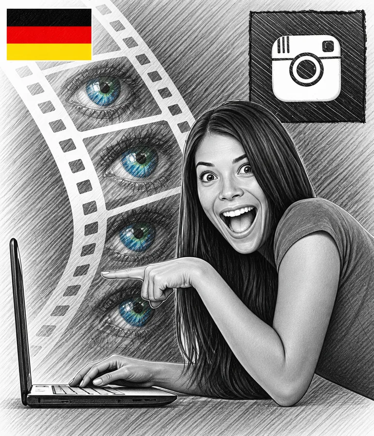Instagram Video Views aus Deutschland